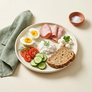 Cottage cheese paradicsommal és paprikával