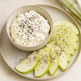 Cottage cheese almával